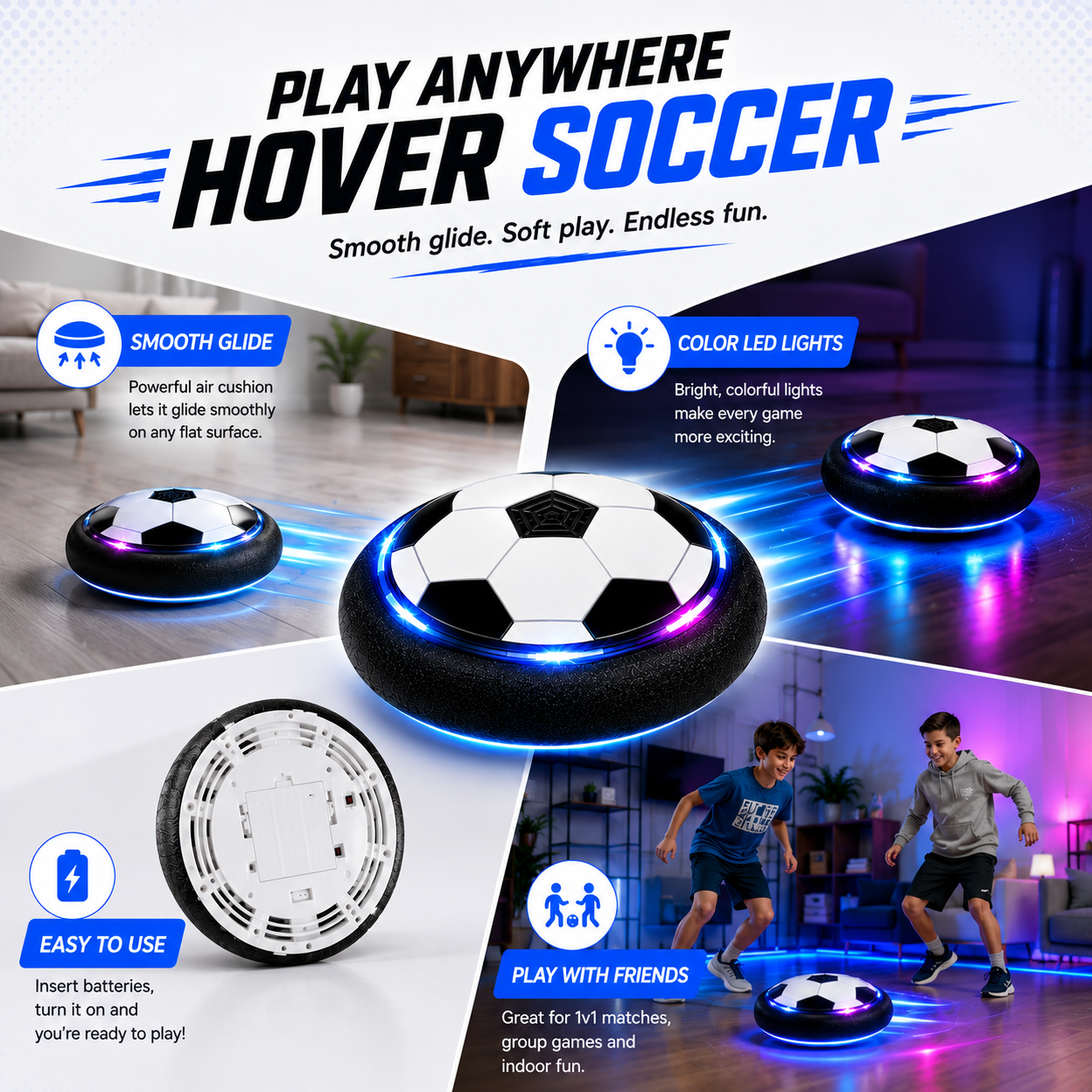 TheAirKick™ Hover Soccer Ball
